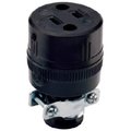 Pass & Seymour 15A Blk Resid Connector 224CC10